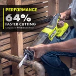 RYOBI 18V ONE+ HP Brushless Cordless Reciprocating Saw (Tool Only) thumbnail 4