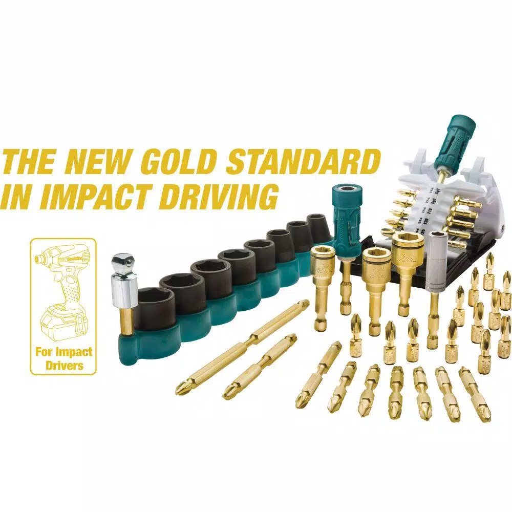 Makita Impact GOLD Phillips Steel Insert Bits, 4-Piece Set