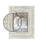 LITTON LANE 7 x 9 in. White Patina Rustic Mango Wood Picture Frame for 4x6 Photos thumbnail 3