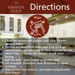 Granite Gold Sealer Wipes for Natural Stone Surfaces thumbnail 7