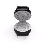 Pangea Brands NHL Hockey Puck Waffle Maker, Black Electric Grille thumbnail 1