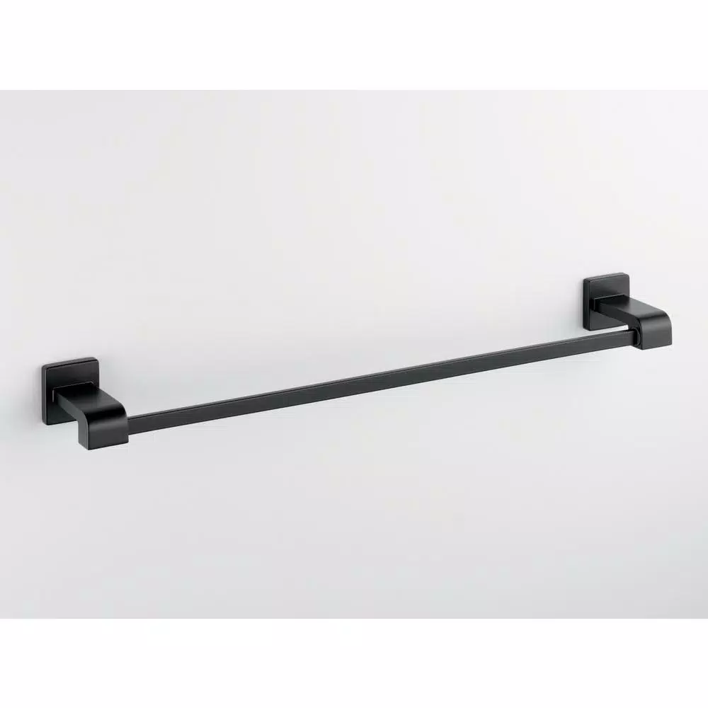 Delta Ara 24 in. Single Towel Bar, Matte Black