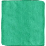 Renown Premium Microfiber Cleaning Cloths, 16 x 16 in, Green (12-Pack) thumbnail 2