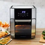 West Bend 12.6 QT XL Air Fryer Oven with Rotisserie, 10 Presets & Cyclonic Crisping Technology, Black thumbnail 6