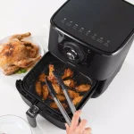 Cosori 5.8 QT Air Fryer with Bonus Skewer Rack Set, 1700W Rapid Air Circulation, Black thumbnail 7