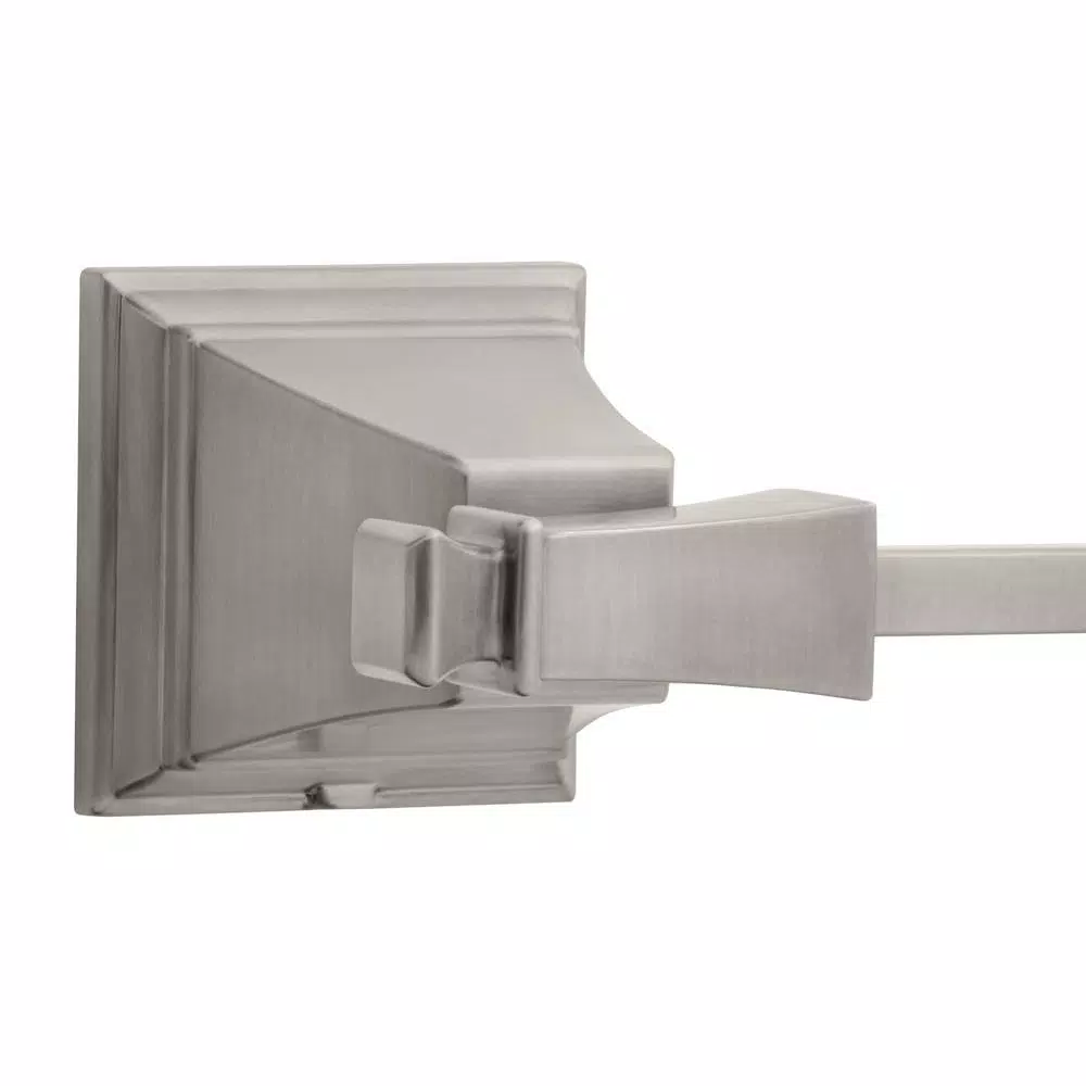 Glacier Bay Exhibit Single Post Toilet Paper Holder, Brushed Nickel
