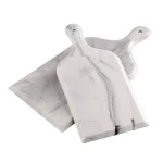 Over and Back Marble Grey Porcelain Serving Board Set, 2-Piece Rectangular Appetizer Trays thumbnail 1