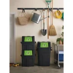 Rubbermaid 30 Gal. Stackable Indoor Recycling Bin with Flip Door thumbnail 6