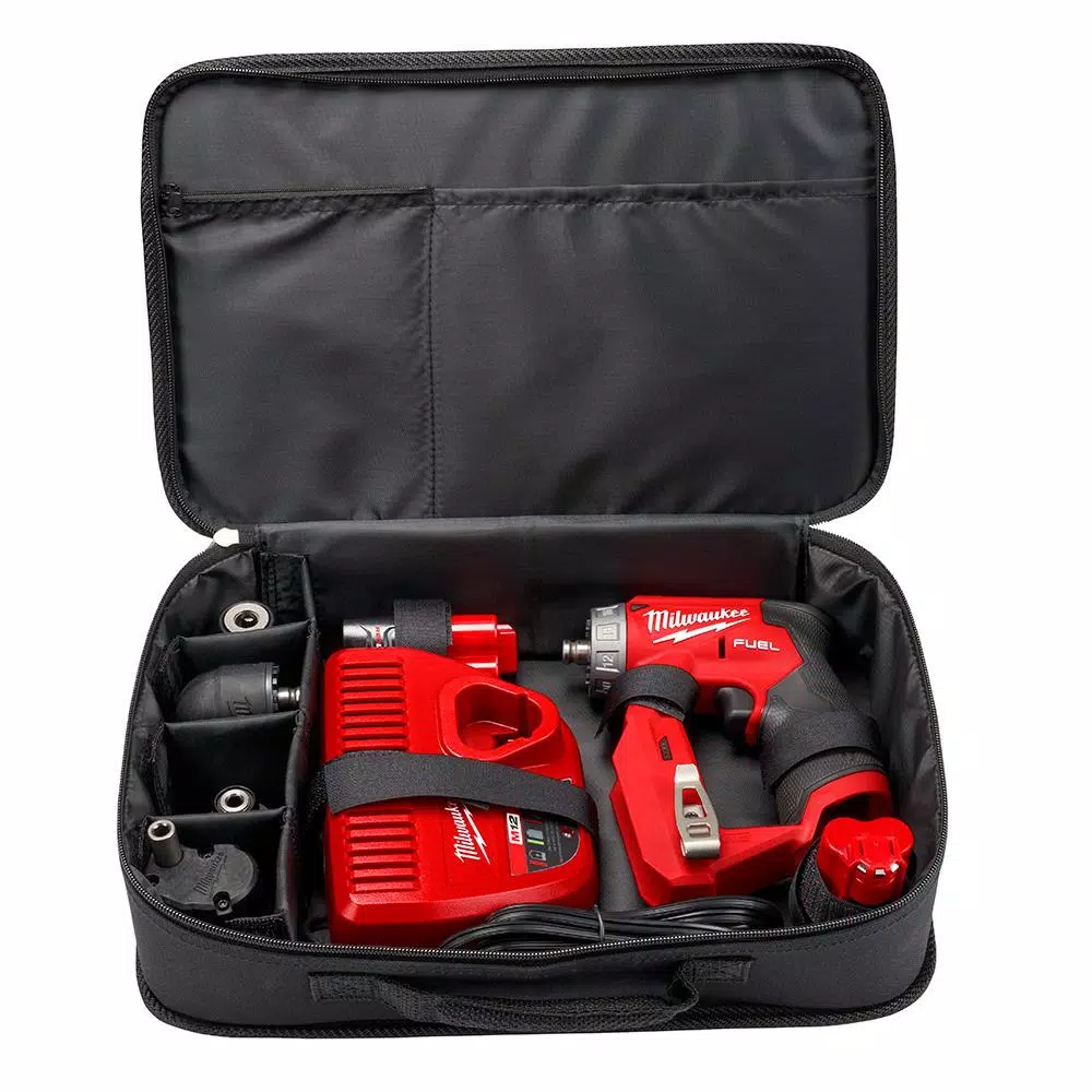 Milwaukee M12 FUEL 4-in-1 Installation Drill Driver & SURGE Impact Driver Combo Kit
