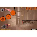 Johnson Industrial Red Cross-Line Laser Level, 110V AC, 100 ft. Range thumbnail 3