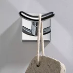 KRAUS Ventus Double Hook Bathroom Robe and Towel Hook in Chrome thumbnail 9