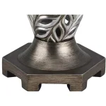 Unbranded Kiara 15.75 in. Silver Peacock Feather Decorative Table Vase thumbnail 3