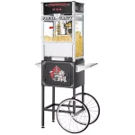 GREAT NORTHERN Top Star 12 oz. Commercial Quality Popcorn Machine with Cart, 1350W, Black thumbnail 4