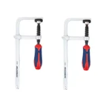 POWERTEC 7 in. Quick Screw Down Guide Rail Clamp with 2-3/8 in. Throat Depth (2-Pack) thumbnail 1