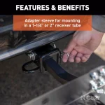 CURT Aluminum Bolt-Together Hitch Cargo Carrier, 300 lb. Capacity, 2 in. Receiver thumbnail 8