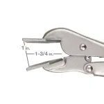 TEKTON 8 in. Sheet Metal Clamp, Locking Pliers with Wide Flat Jaws thumbnail 4