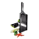 Simposh Handheld Mandoline Slicer with Julienne Blades and Adjustable Thickness Settings thumbnail 1