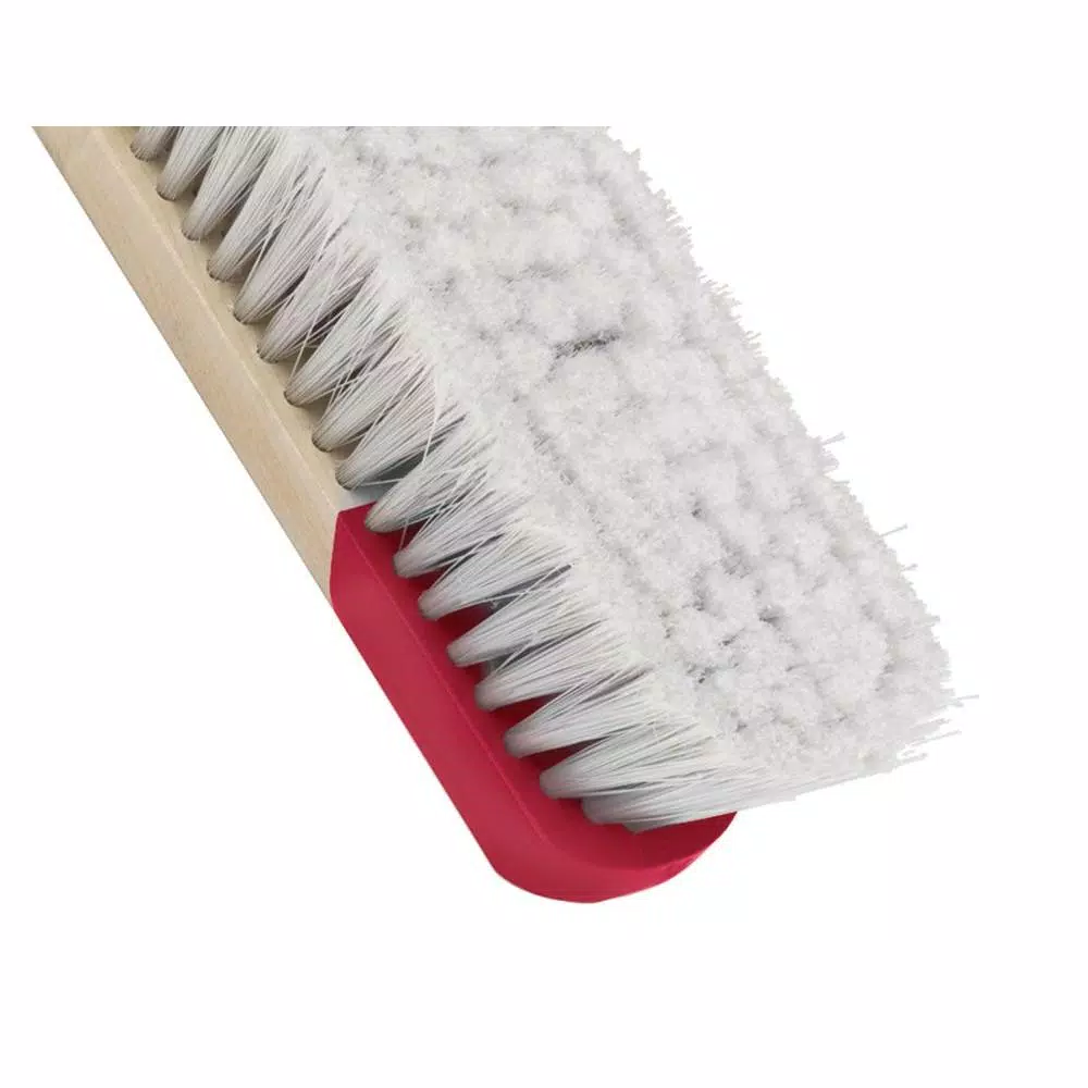 Harper 24 in. Indoor Push Broom with 60 in. Lacquered Hardwood Handle