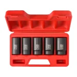 Tekton 1/2 in. Drive 6-Point Deep Impact Socket Set, 5-Piece SAE thumbnail 1
