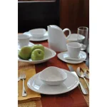 Oneida Mood 6.5 oz. White Porcelain Creamers, Set of 36 thumbnail 4
