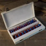 Stalwart 24-Piece Carbide Tipped Multi-Purpose Router Bit Set with Wooden Storage Case thumbnail 4