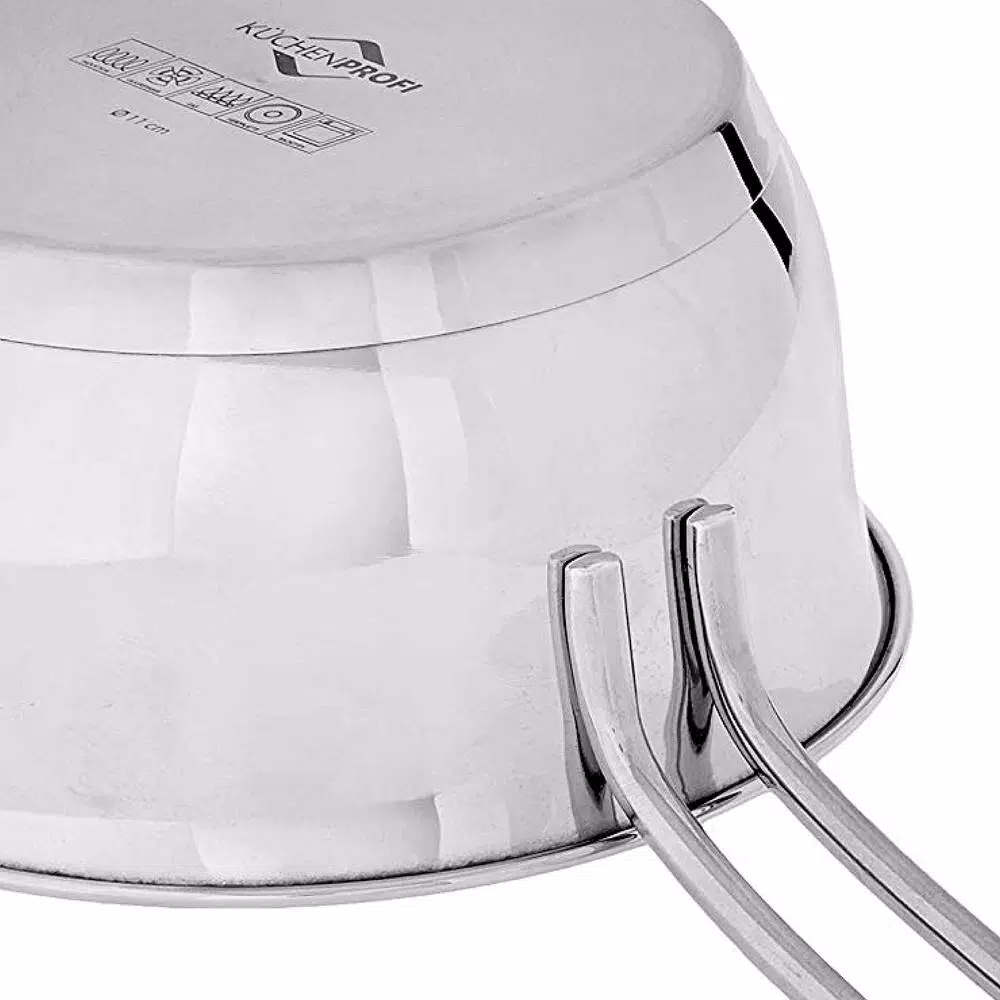 Frieling Kuchenprofi 6 in. Stainless Steel Stovetop Skillet with Clad Bottom