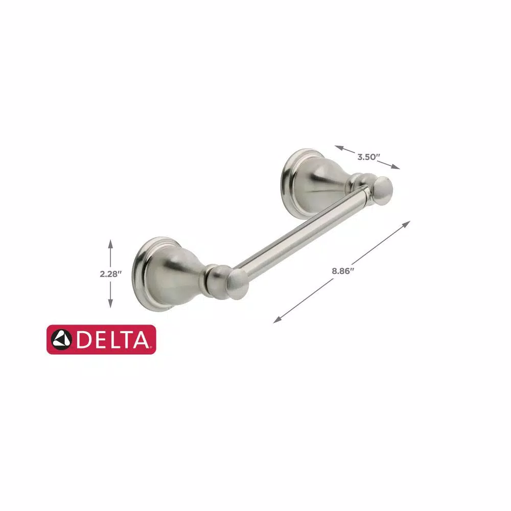 Delta Aubrey Brushed Nickel Toilet Paper Holder