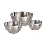 Tramontina Gourmet 3-Piece Double Wall 18/10 Stainless Steel Mixing Bowl Set thumbnail 1