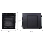 Tribest Sedona Express 11-Tray Black Stainless Steel Food Dehydrator with TST Technology thumbnail 8