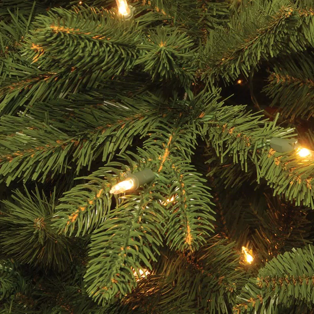 National Tree Company 14 ft. Ridgewood Spruce Slim Artificial Christmas Tree with 1300 Clear Lights