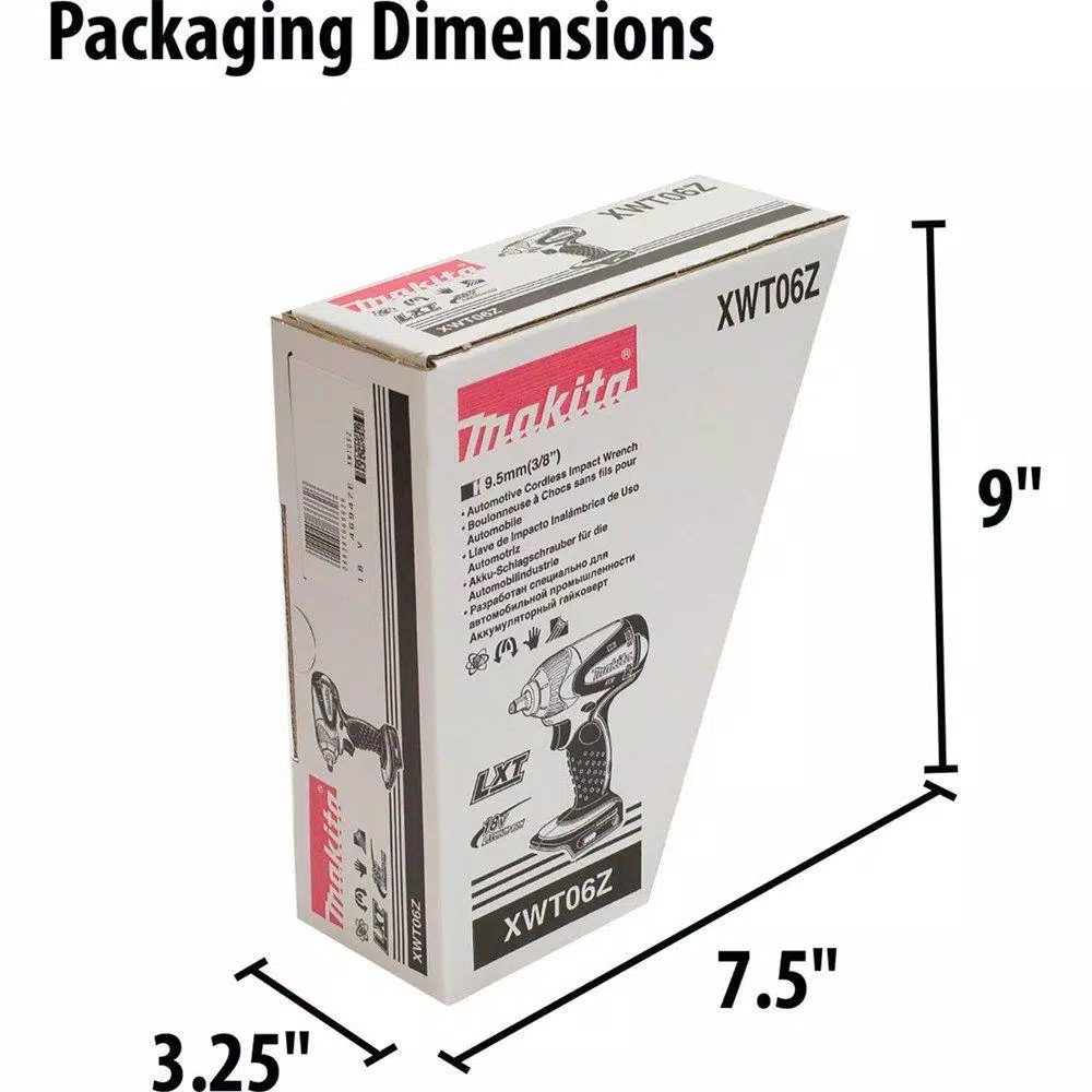 Makita 18V LXT Lithium-Ion 3/8 in. Cordless Impact Wrench (Tool Only)
