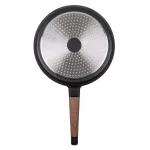 MasterPan 11 in. Non-Stick Cast Aluminum Crepe Pan with Detachable Handle, Induction Compatible, Black thumbnail 3