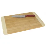 Home Basics Eco-Friendly Bamboo Cutting Board, 18 x 12 inch Edge Grain Wood Board thumbnail 2