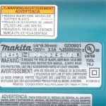 Makita 1/4 in. Die Grinder, 3.5 Amp, 25,000 RPM thumbnail 6