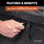 CURT 56" x 22" x 21" Water Resistant Hitch Cargo Bag, 15 cu. ft. Storage thumbnail 6