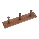 Premier Copper Products Hand Hammered Triple Robe Hook - Oil Rubbed Bronze thumbnail 1