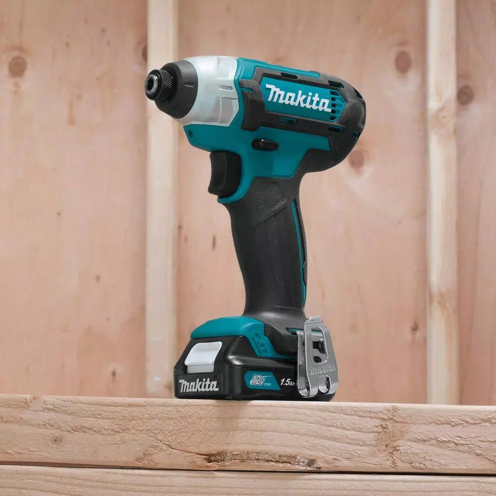 Makita 12V MAX CXT Cordless 3/8 in. Drill and Impact Driver Combo Kit with (2) 1.5Ah Batteries, Charger, and Bag