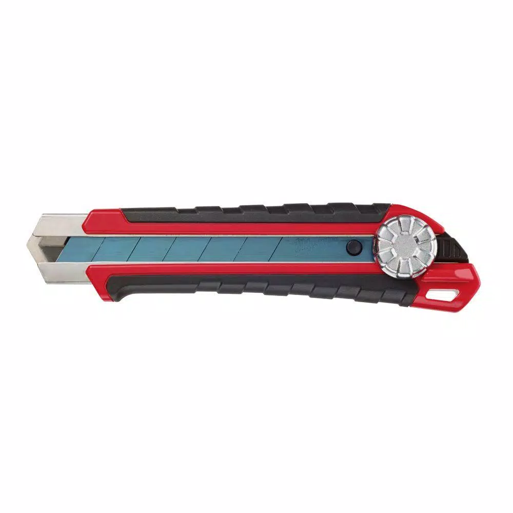 Milwaukee 25 mm Snap-Off Utility Knife with Metal Lock and Micro Carbide Blade