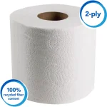 Scott Eco-Friendly 2-Ply Recycled Toilet Tissue, 506 Sheets per Roll, 80 Rolls per Carton thumbnail 3