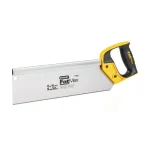 Stanley 14 in. Back Saw with Ergonomic Rubber Handle for Precise Dovetail and Miter Cuts thumbnail 2