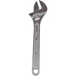 Stanley 12 in. Adjustable Wrench with Chrome Vanadium Steel Construction thumbnail 2