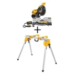 DEWALT 12 in. FLEXVOLT 120V MAX Brushless Compound Miter Saw with AC Adapter & Heavy Duty Work Stand thumbnail 1