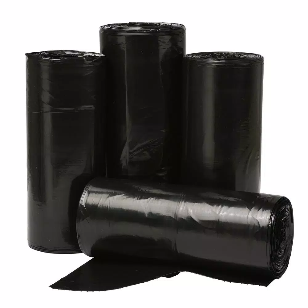 HDX 50 Gallon Extra Large Black Trash Bags, 1.1 Mil Thick, 100 Count