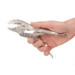 TEKTON 7 in. Curved Jaw Locking Pliers with Straight Tips thumbnail 8