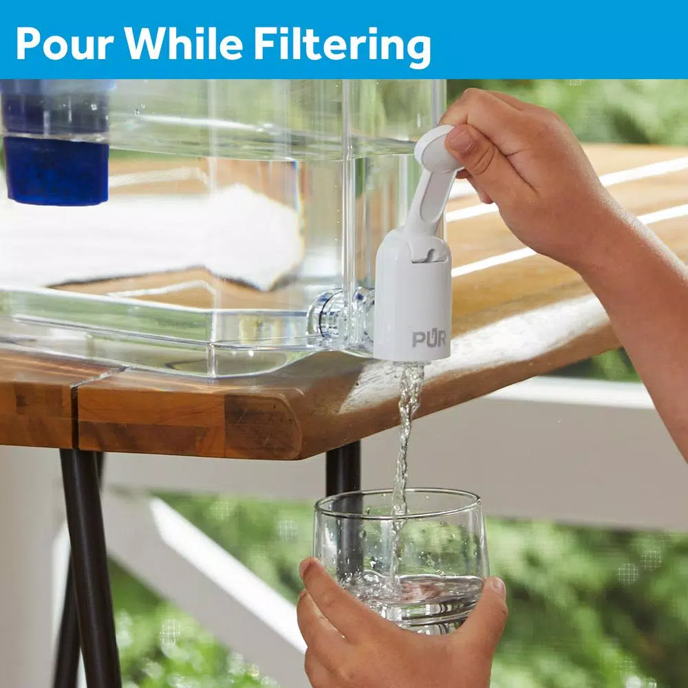 PUR Classic 30-Cup Water Filtration Dispenser System with MAXION Technology