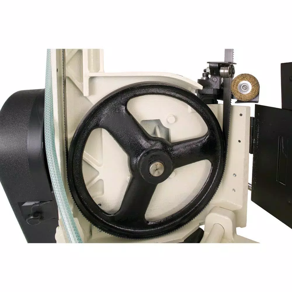Shop Fox 7 in. x 12 in. Metal Cutting Vertical Bandsaw with Stand, 1 HP, 4-Speed