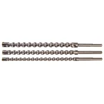 Kateya Carbide Tipped SDS MAX Masonry Drill Bit Set, 3-Piece, 24 in. thumbnail 2