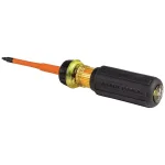 Klein Tools 2-in-1 Insulated Flip-Blade Screwdriver, #1 and #2 Square Drive thumbnail 6