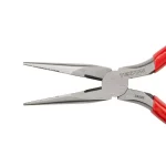 TEKTON 6 in. Long Nose Pliers with Crosscut Teeth and Wire Cutter thumbnail 8