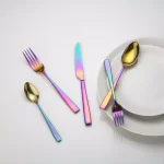 Cambridge Silversmiths Logan 20-Piece Rainbow Mirror Flatware Set, Service for 4 thumbnail 2